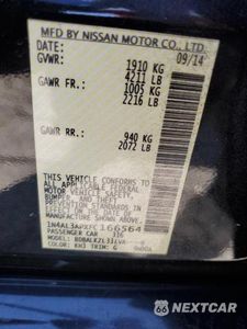 Zdjęcie 12 z 12 samochodu: 2015 NISSAN ALTIMA 2.5 VIN:1N4AL3APXFC166564 - miniatura