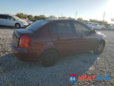 Trzecie zdjęcie samochodu z tyłu: 2008 HYUNDAI ACCENT GLS VIN:KMHCN46C18U217239 - miniatura