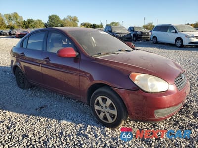 Czwarte zdjęcie samochodu z boku: 2008 HYUNDAI ACCENT GLS VIN:KMHCN46C18U217239 - miniatura