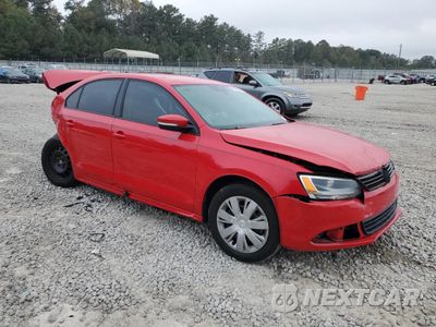 Czwarte zdjęcie samochodu z boku: 2014 VOLKSWAGEN JETTA SE VIN:3VWD17AJ9EM420162 - miniatura