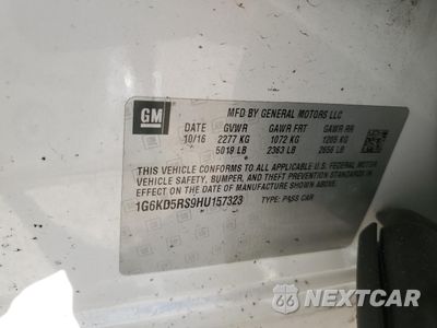 Zdjęcie 12 z 13 samochodu: 2017 CADILLAC CT6 LUXURY VIN:1G6KD5RS9HU157323 - miniatura