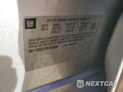 Zdjęcie 15 z 15 samochodu: 2014 CHEVROLET IMPALA LT VIN:2G1125S31E9167668 - miniatura