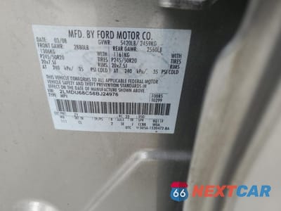 Zdjęcie 12 z 12 samochodu: 2008 LINCOLN MKX VIN:2LMDU68C58BJ24976 - miniatura