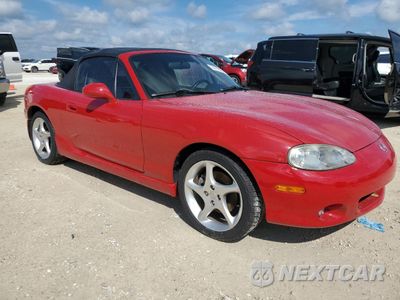 Czwarte zdjęcie samochodu z boku: 2002 MAZDA MX-5 MIATA BASE VIN:JM1NB353X20227378 - miniatura