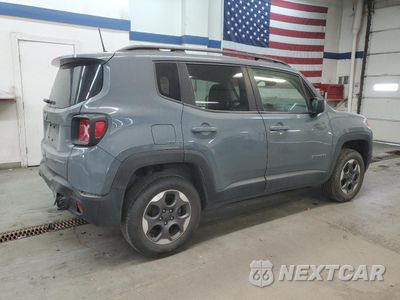 Trzecie zdjęcie samochodu z tyłu: 2018 JEEP RENEGADE SPORT VIN:ZACCJBAB8JPH16677 - miniatura