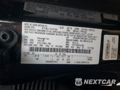 Zdjęcie 12 z 12 samochodu: 2018 FORD FOCUS SE VIN:1FADP3K24JL283585 - miniatura