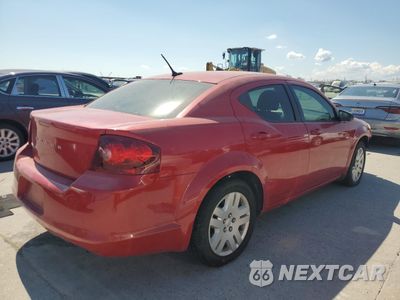 Trzecie zdjęcie samochodu z tyłu: 2014 DODGE AVENGER SE VIN:1C3CDZAB9EN199621 - miniatura