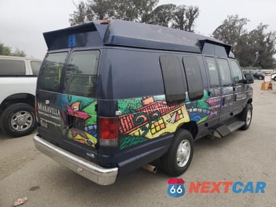 Trzecie zdjęcie samochodu z tyłu: 2007 FORD ECONOLINE E350 SUPER DUTY VAN VIN:1FDSS34L17DA94400 - miniatura