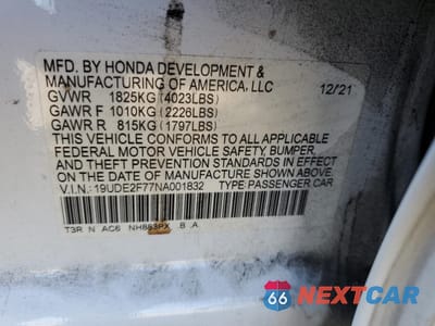 Zdjęcie 14 z 14 samochodu: 2022 ACURA ILX PREMIUM VIN:19UDE2F77NA001832 - miniatura