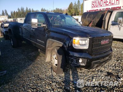 Czwarte zdjęcie samochodu z boku: 2015 GMC SIERRA K3500 DENALI VIN:1GT424E86FF547863 - miniatura