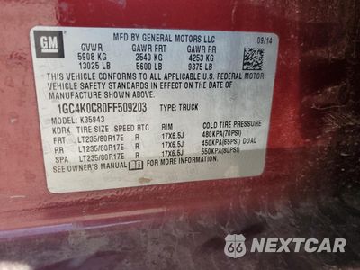 Zdjęcie 12 z 12 samochodu: 2015 CHEVROLET SILVERADO K3500 LTZ VIN:1GC4K0C80FF509203 - miniatura