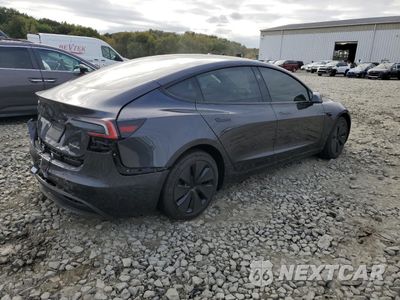Trzecie zdjęcie samochodu z tyłu: 2024 TESLA MODEL 3 VIN:5YJ3E1EB4RF799021 - miniatura