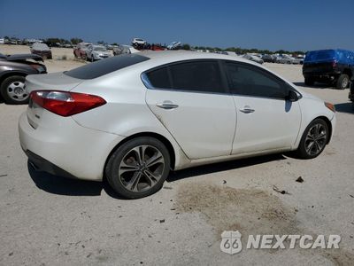 Trzecie zdjęcie samochodu z tyłu: 2014 KIA FORTE EX VIN:KNAFX4A81E5077503 - miniatura