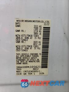 Zdjęcie 13 z 13 samochodu: 2023 NISSAN TITAN SV VIN:1N6AA1ED0PN105621 - miniatura