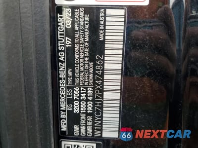 Zdjęcie 13 z 13 samochodu: 2023 MERCEDES-BENZ G 63 AMG VIN:W1NYC7HJ7PX474862 - miniatura