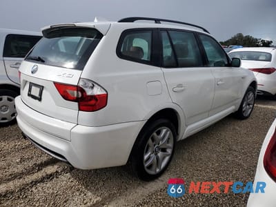 Trzecie zdjęcie samochodu z tyłu: 2006 BMW X3 3.0I VIN:WBXPA93406WG79732 - miniatura