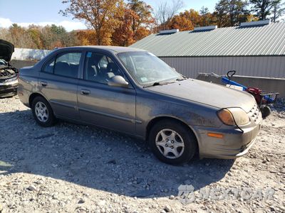 Czwarte zdjęcie samochodu z boku: 2005 HYUNDAI ACCENT GL VIN:KMHCG45C75U595637 - miniatura