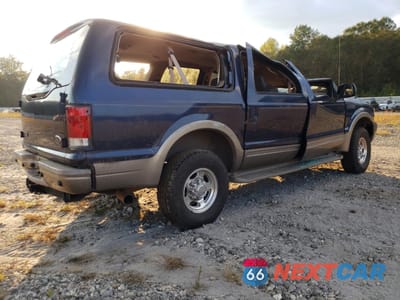 Trzecie zdjęcie samochodu z tyłu: 2003 FORD EXCURSION EDDIE BAUER VIN:1FMSU45P23ED13659 - miniatura