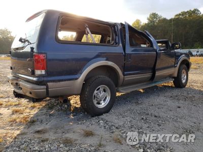 Trzecie zdjęcie samochodu z tyłu: 2003 FORD EXCURSION EDDIE BAUER VIN:1FMSU45P23ED13659 - miniatura