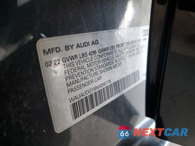Zdjęcie 12 z 12 samochodu: 2022 AUDI A3 PREMIUM VIN:WAUAUDGY8NA056178 - miniatura