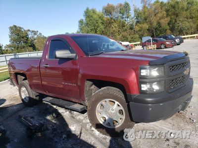 Czwarte zdjęcie samochodu z boku: 2014 CHEVROLET SILVERADO C1500 VIN:1GCNCPEH8EZ323851 - miniatura