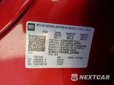 Zdjęcie 14 z 14 samochodu: 2025 CHEVROLET EQUINOX RS VIN:3GNAXTEG5SL105699 - miniatura