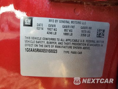 Zdjęcie 14 z 14 samochodu: 2014 CADILLAC ATS VIN:1G6AA5RAXE0168023 - miniatura