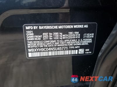Zdjęcie 13 z 13 samochodu: 2022 BMW X2 SDRIVE28I VIN:WBXYH9C04N5U45771 - miniatura