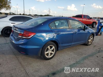 Trzecie zdjęcie samochodu z tyłu: 2014 HONDA CIVIC LX VIN:19XFB2F5XEE031211 - miniatura