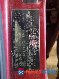 Zdjęcie 14 z 14 samochodu: 2007 HYUNDAI ACCENT GLS VIN:KMHCN46C17U117625 - miniatura