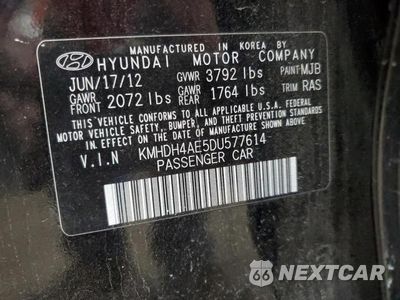 Zdjęcie 25 z 26 samochodu: 2013 HYUNDAI ELANTRA GLS VIN:KMHDH4AE5DU577614 - miniatura