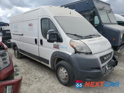 Czwarte zdjęcie samochodu z boku: 2019 RAM PROMASTER 2500 2500 HIGH VIN:3C6TRVDG9KE552721 - miniatura