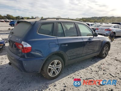 Trzecie zdjęcie samochodu z tyłu: 2006 BMW X3 3.0I VIN:WBXPA93416WG78475 - miniatura