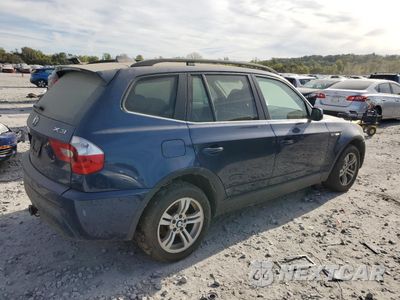 Trzecie zdjęcie samochodu z tyłu: 2006 BMW X3 3.0I VIN:WBXPA93416WG78475 - miniatura