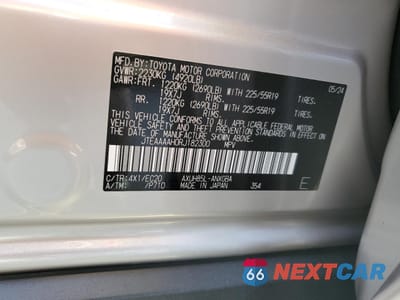 Zdjęcie 13 z 13 samochodu: 2024 TOYOTA VENZA LE VIN:JTEAAAAH0RJ182300 - miniatura