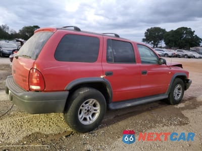 Trzecie zdjęcie samochodu z tyłu: 2003 DODGE DURANGO SPORT VIN:1D4HR38N03F563600 - miniatura