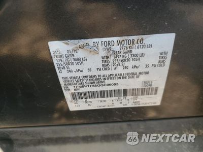 Zdjęcie 14 z 14 samochodu: 2016 FORD EXPLORER LIMITED VIN:1FM5K7F88GGC06055 - miniatura
