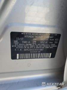 Zdjęcie 12 z 12 samochodu: 2018 HYUNDAI ACCENT SE VIN:3KPC24A32JE011887 - miniatura