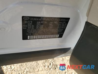 Zdjęcie 13 z 13 samochodu: 2018 HYUNDAI SANTA FE SPORT VIN:5NMZU3LB3JH096217 - miniatura
