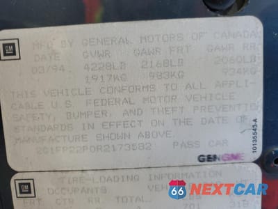Zdjęcie 14 z 14 samochodu: 1994 CHEVROLET CAMARO Z28 VIN:2G1FP22P0R2173582 - miniatura