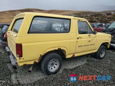 Trzecie zdjęcie samochodu z tyłu: 1981 FORD BRONCO U100 VIN:1FMDU15FXBLA26871 - miniatura