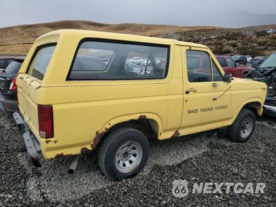 Trzecie zdjęcie samochodu z tyłu: 1981 FORD BRONCO U100 VIN:1FMDU15FXBLA26871 - miniatura