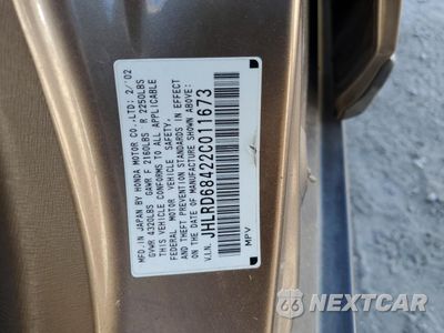 Zdjęcie 13 z 13 samochodu: 2002 HONDA CR-V LX VIN:JHLRD68422C011673 - miniatura