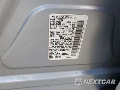 Zdjęcie 13 z 13 samochodu: 2013 NISSAN ROGUE S VIN:JN8AS5MT0DW014021 - miniatura