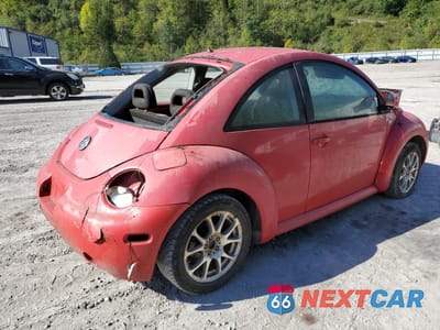 Trzecie zdjęcie samochodu z tyłu: 1999 VOLKSWAGEN NEW BEETLE GLS VIN:3VWCA21C7XM436072 - miniatura