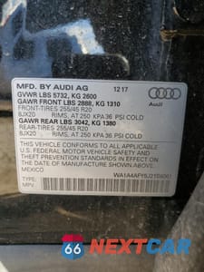 Zdjęcie 13 z 13 samochodu: 2018 AUDI SQ5 PREMIUM PLUS VIN:WA1A4AFY5J2108061 - miniatura