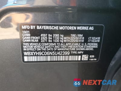 Zdjęcie 13 z 13 samochodu: 2022 BMW X2 SDRIVE28I VIN:WBXYH9C06N5U42399 - miniatura