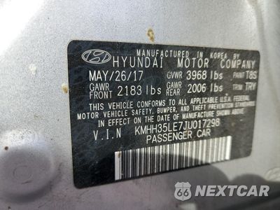 Zdjęcie 13 z 13 samochodu: 2018 HYUNDAI ELANTRA GT VIN:KMHH35LE7JU017298 - miniatura