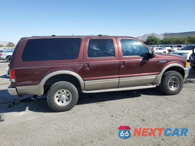 Trzecie zdjęcie samochodu z tyłu: 2000 FORD EXCURSION LIMITED VIN:1FMSU43F8YED96242 - miniatura