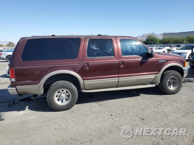 Trzecie zdjęcie samochodu z tyłu: 2000 FORD EXCURSION LIMITED VIN:1FMSU43F8YED96242 - miniatura